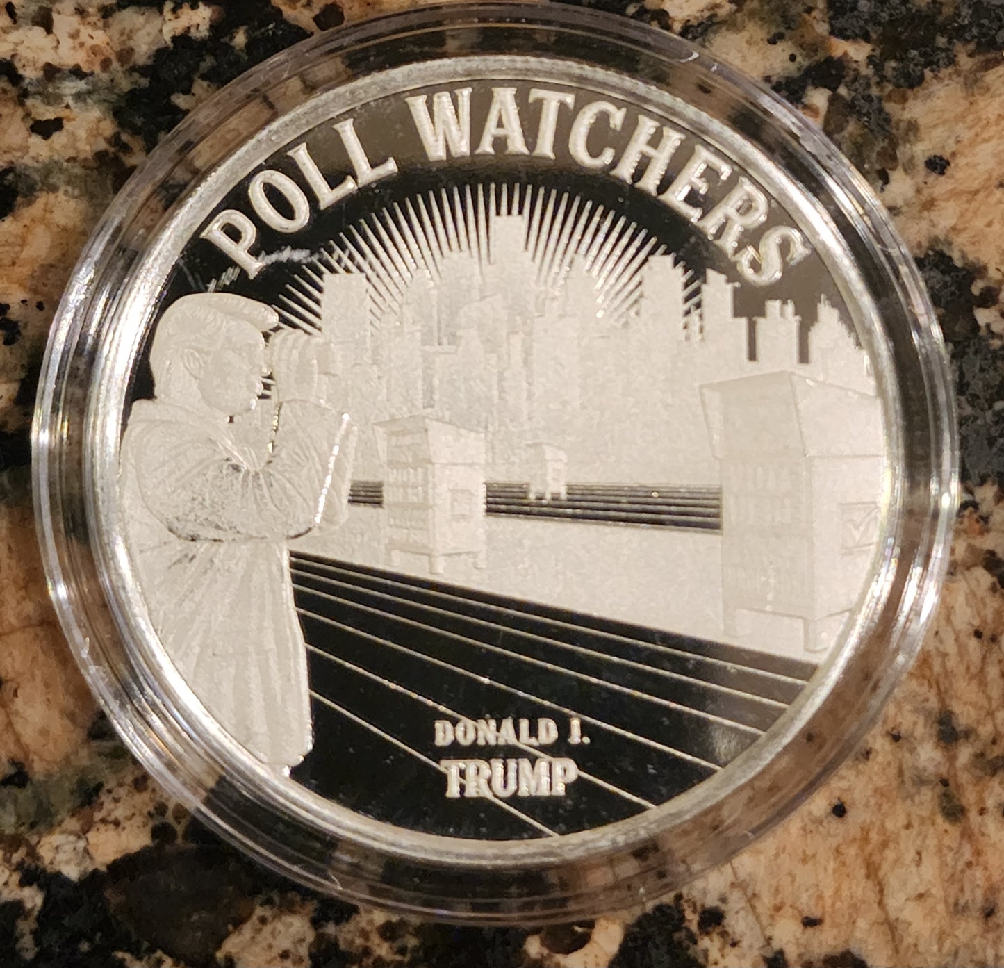 Trump "Better Watch Those Polls" Limited Edition 1 Troy Oz Silver Round .999 Fine