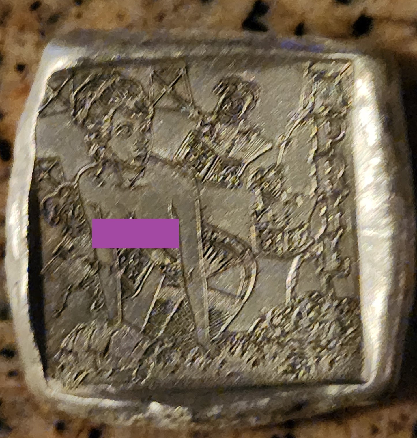 MK BARZ SEXY PIN UP GIRL - APRIL SQUARE 1OZT .999 FINE SILVER