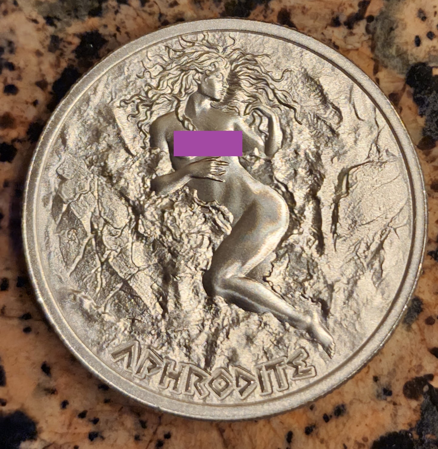 GREEK MYTHOLOGY SERIES – SEXY APHRODITE – 2 TROY OUNCE – .999 FINE BU