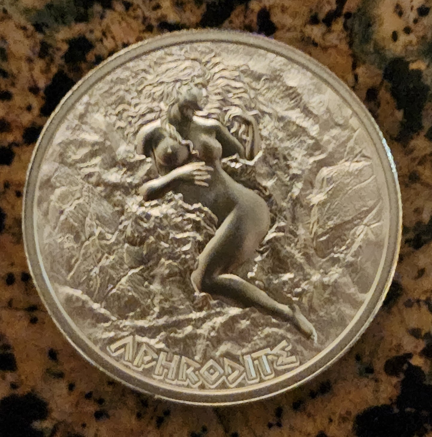 GREEK MYTHOLOGY SERIES – SEXY APHRODITE – 2 TROY OUNCE – .999 FINE BU