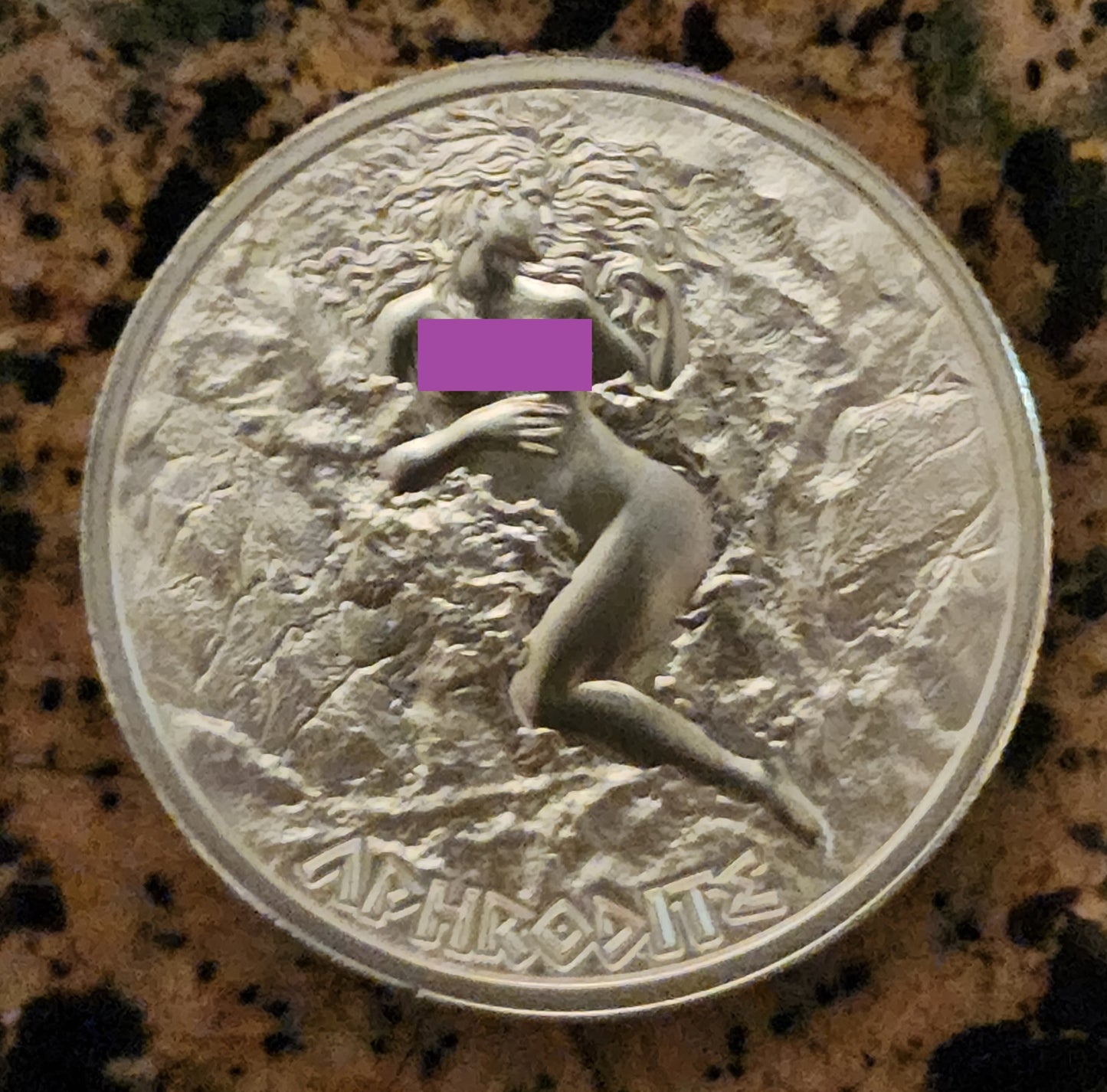 GREEK MYTHOLOGY SERIES – SEXY APHRODITE – 2 TROY OUNCE – .999 FINE BU