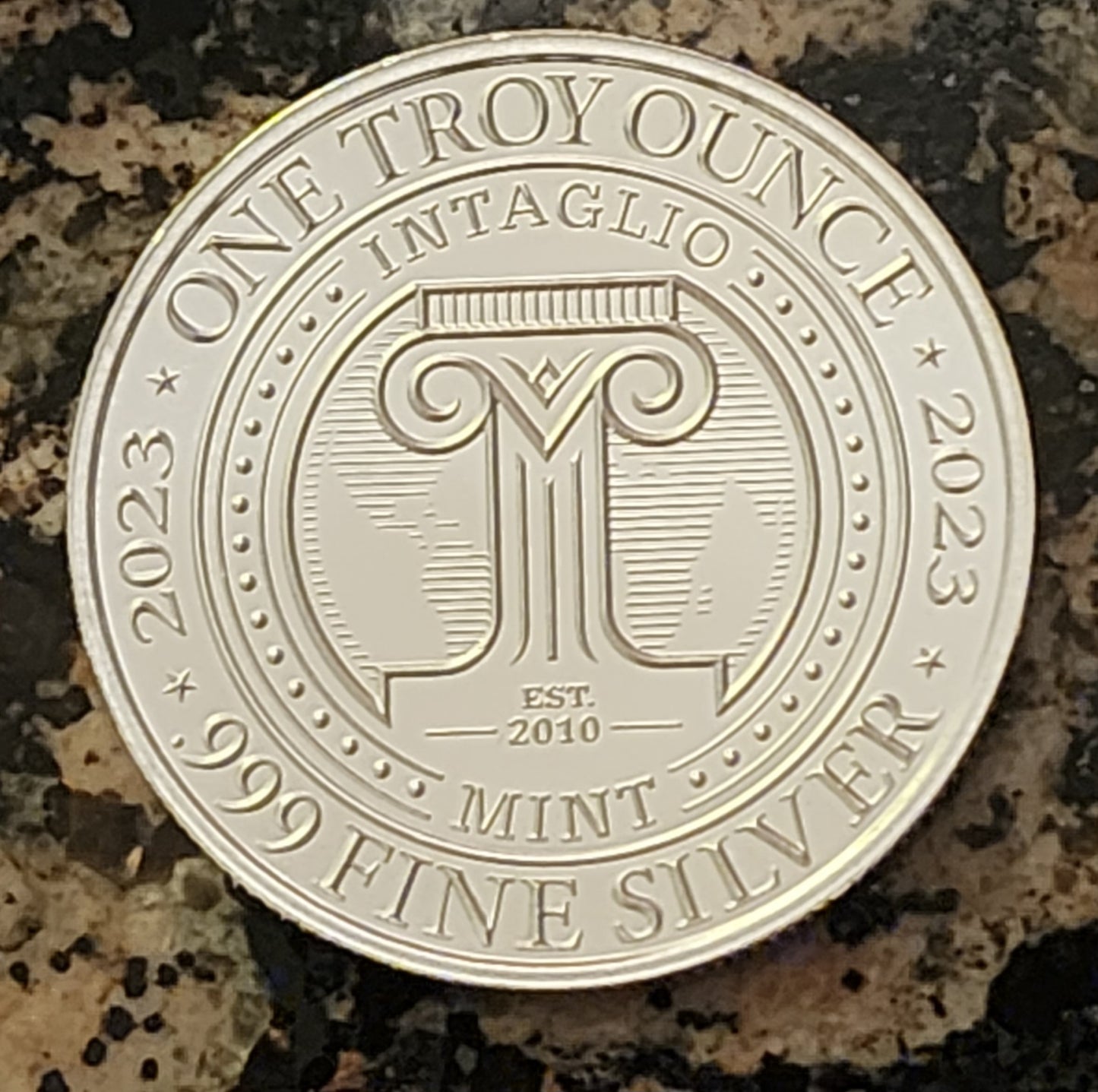 Four Seasons Spring 1 Troy Oz Silver Round .999 BU w/ Protective Capsule