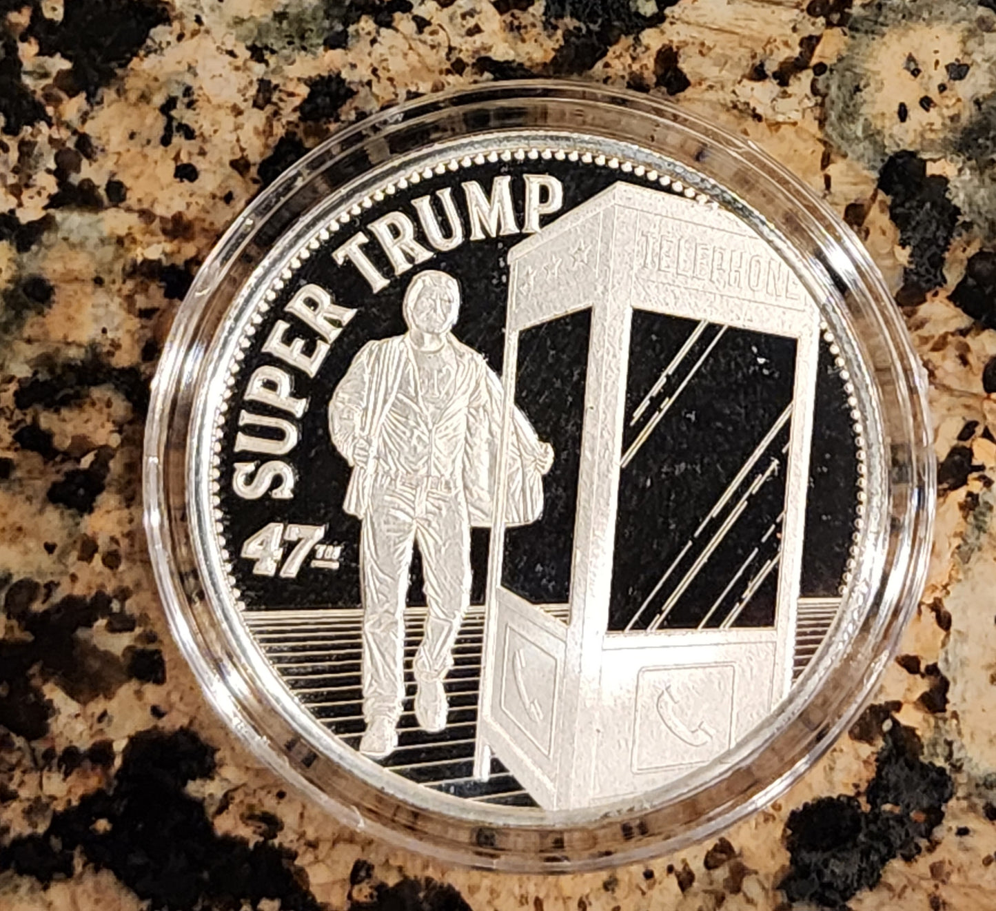 2023 Super Trump Limited Edition 1 Troy Oz Silver Round .999 Fine