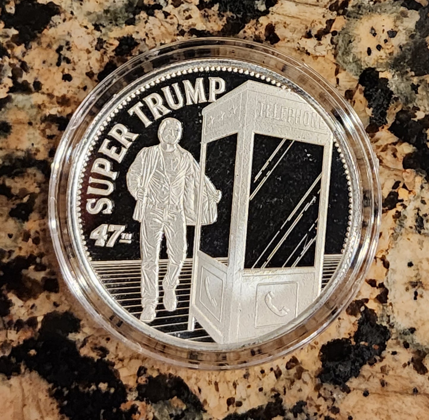 2023 Super Trump Limited Edition 1 Troy Oz Silver Round .999 Fine