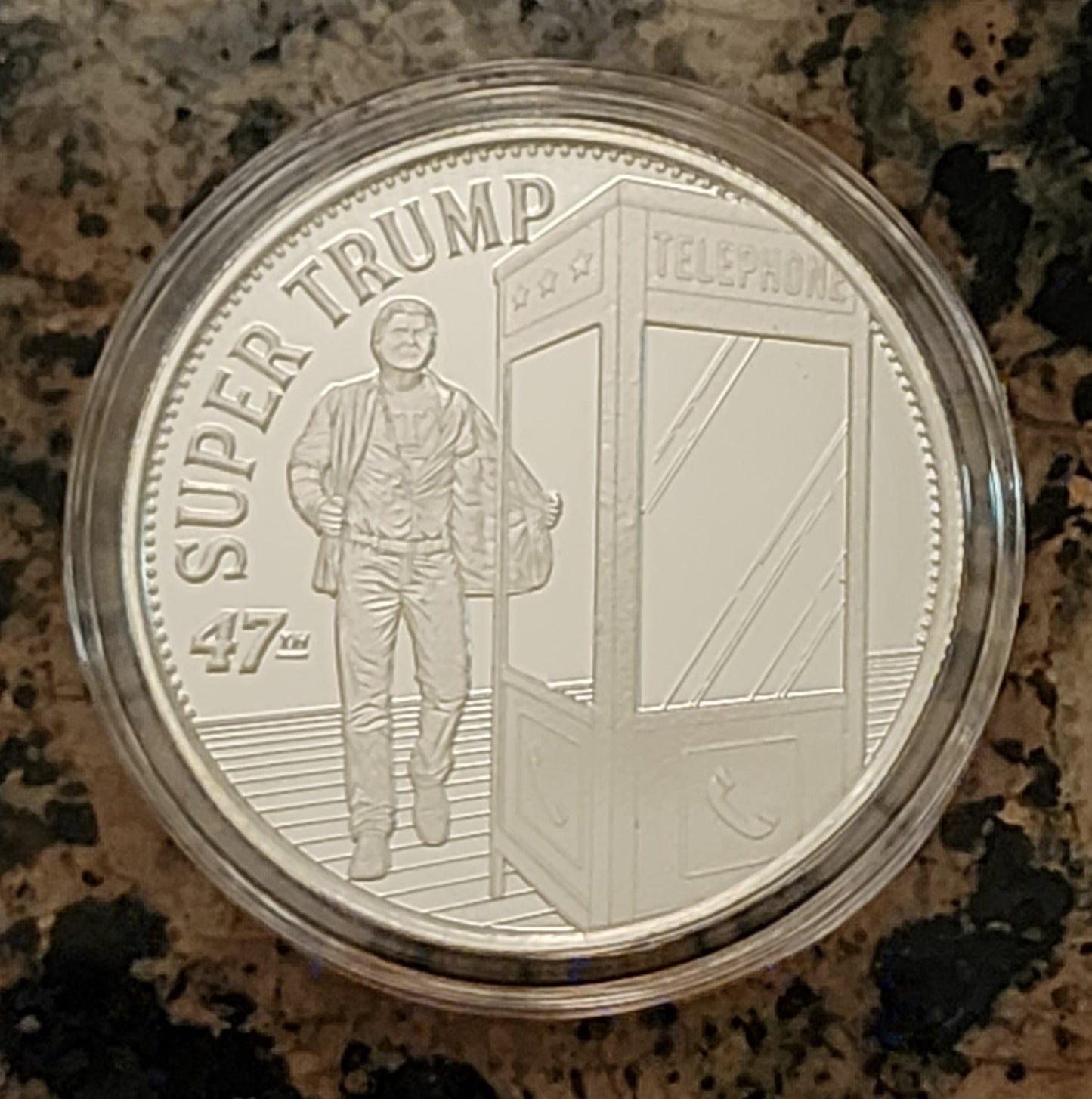 2023 Super Trump Limited Edition 1 Troy Oz Silver Round .999 Fine