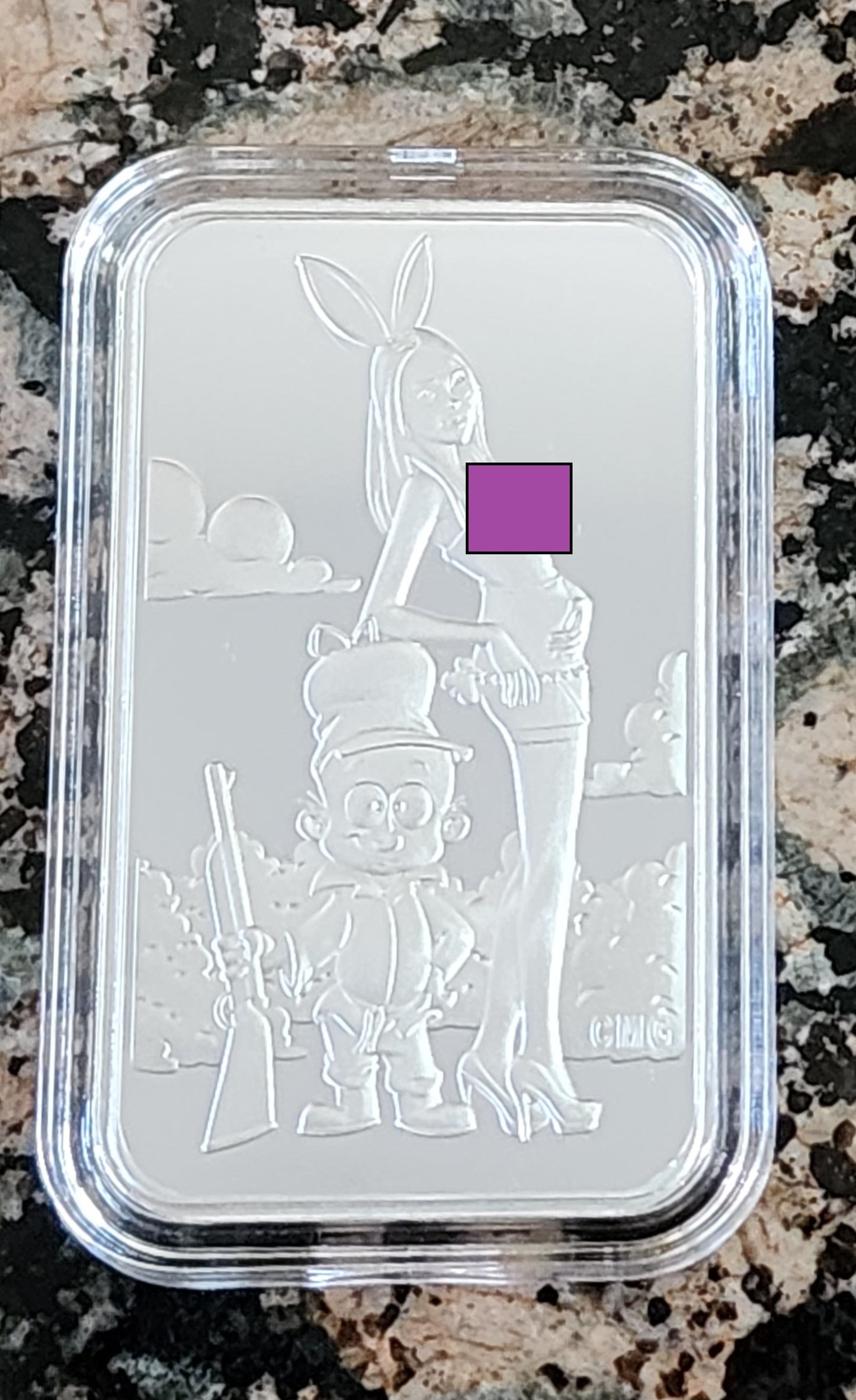 2023 Elmer Studd Sexy 1 Oz .999 CMG Mint Silver Art Bar Rare w/ COA