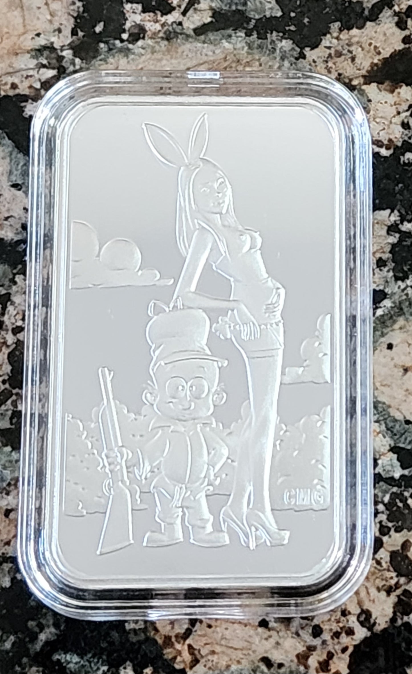 2023 Elmer Studd Sexy 1 Oz .999 CMG Mint Silver Art Bar Rare w/ COA