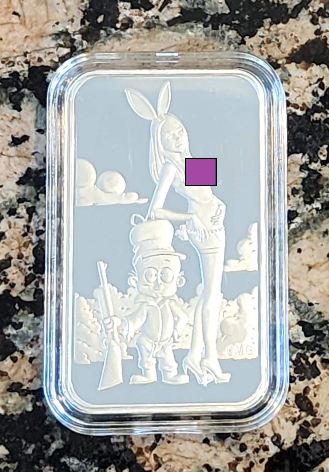 2023 Elmer Studd Sexy 1 Oz .999 CMG Mint Silver Art Bar Rare w/ COA