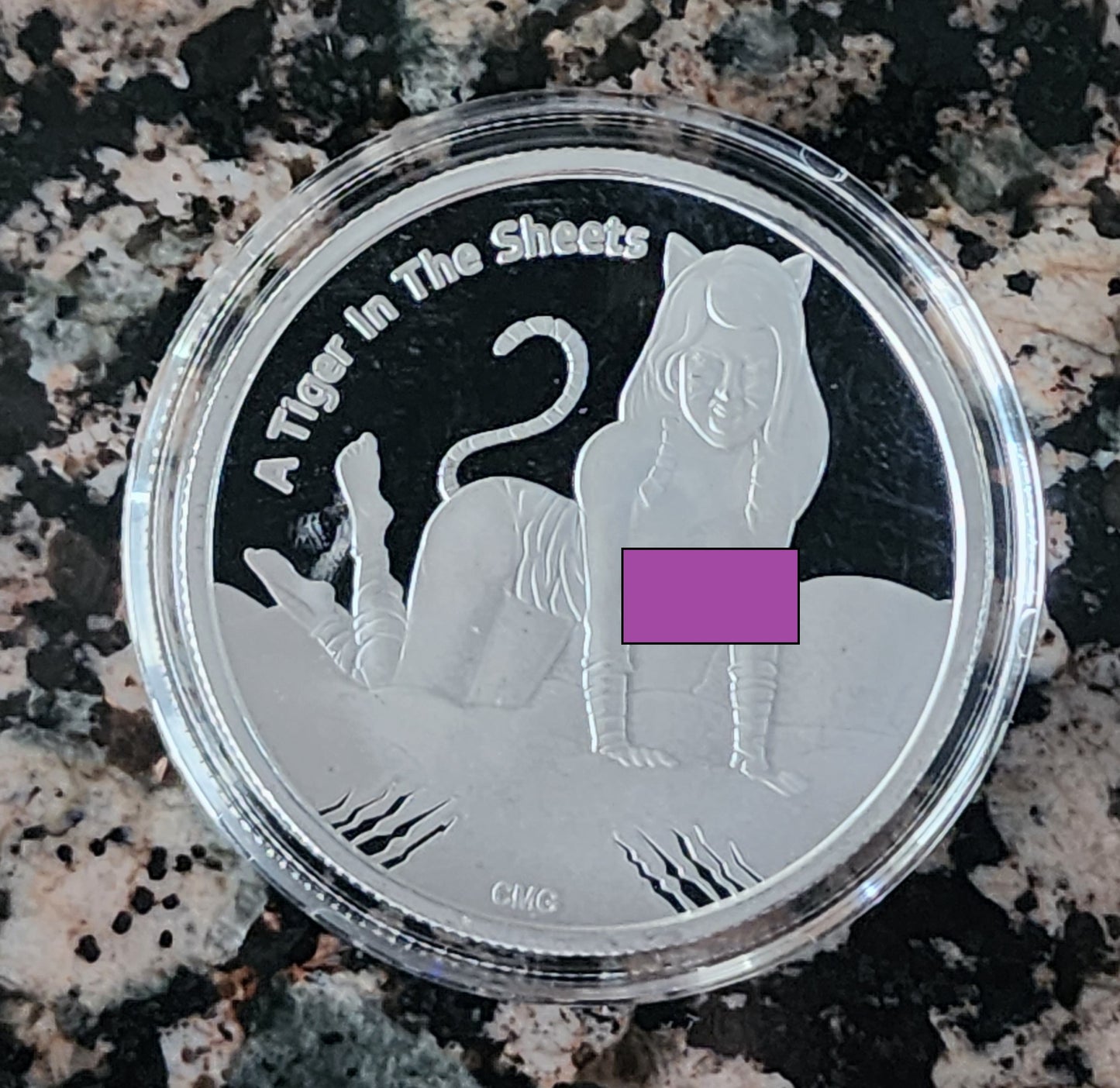 2023 Tiger in the Sheets Silver .999 1oz Round Limited Mintage of 200 with COA