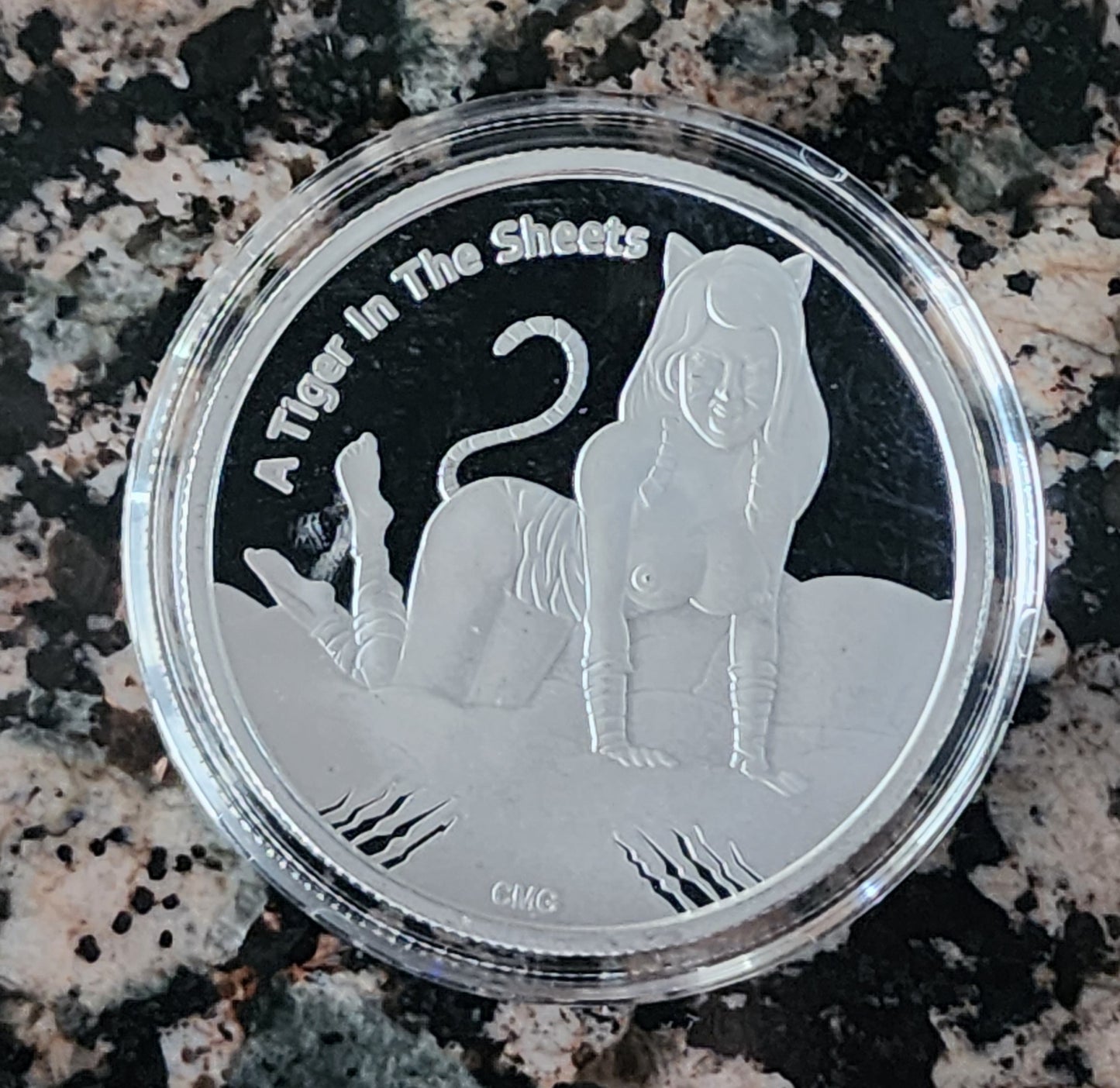 2023 Tiger in the Sheets Silver .999 1oz Round Limited Mintage of 200 with COA