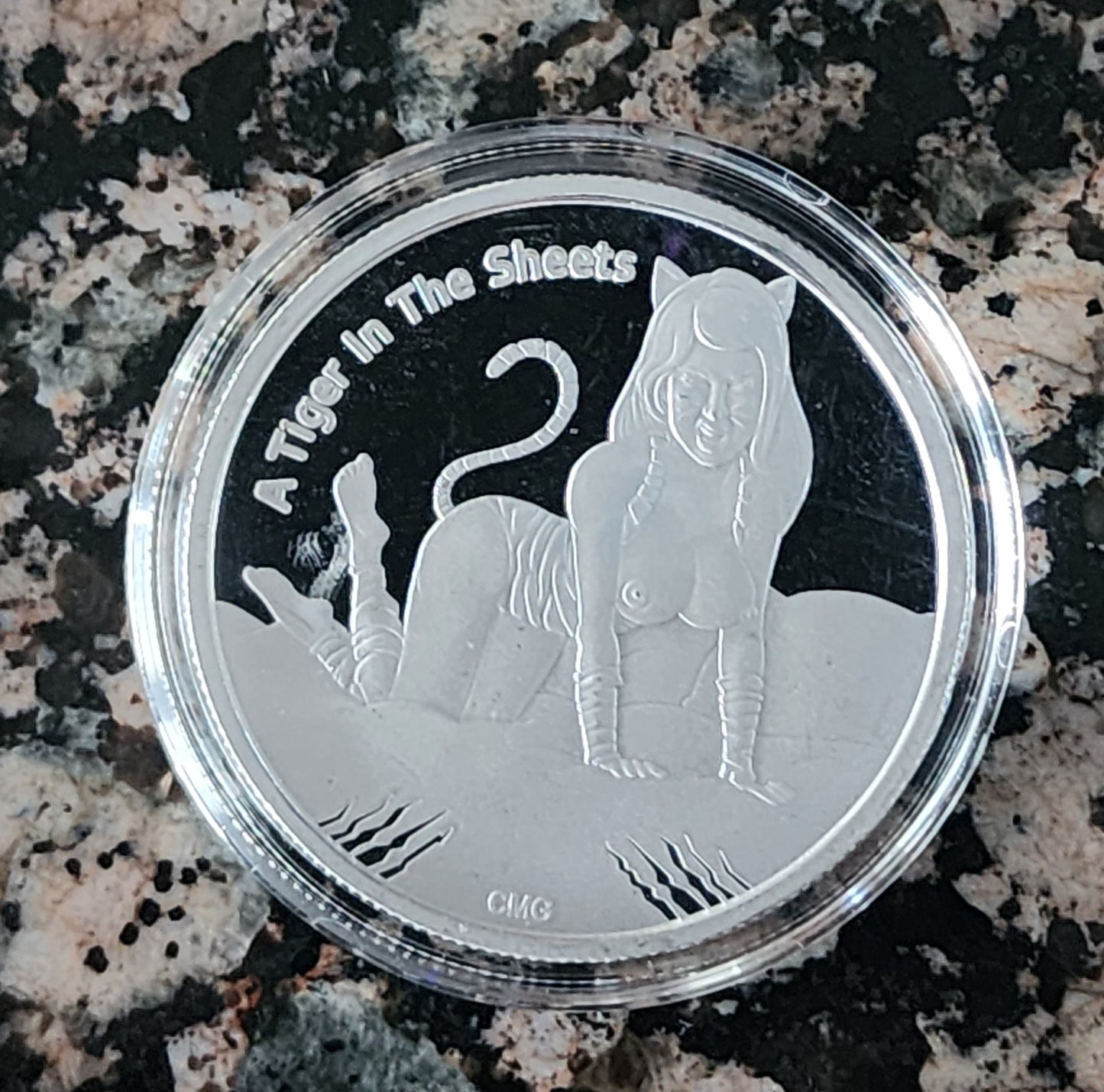 2023 Tiger in the Sheets Silver .999 1oz Round Limited Mintage of 200 with COA