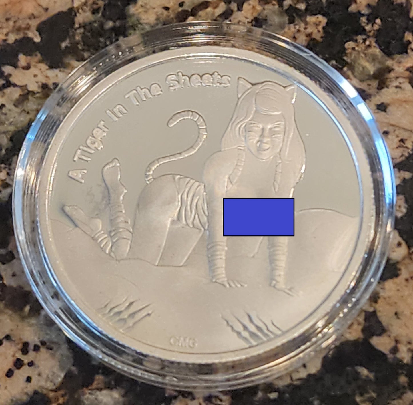 2023 Tiger in the Sheets Silver .999 1oz Round Limited Mintage of 200 with COA