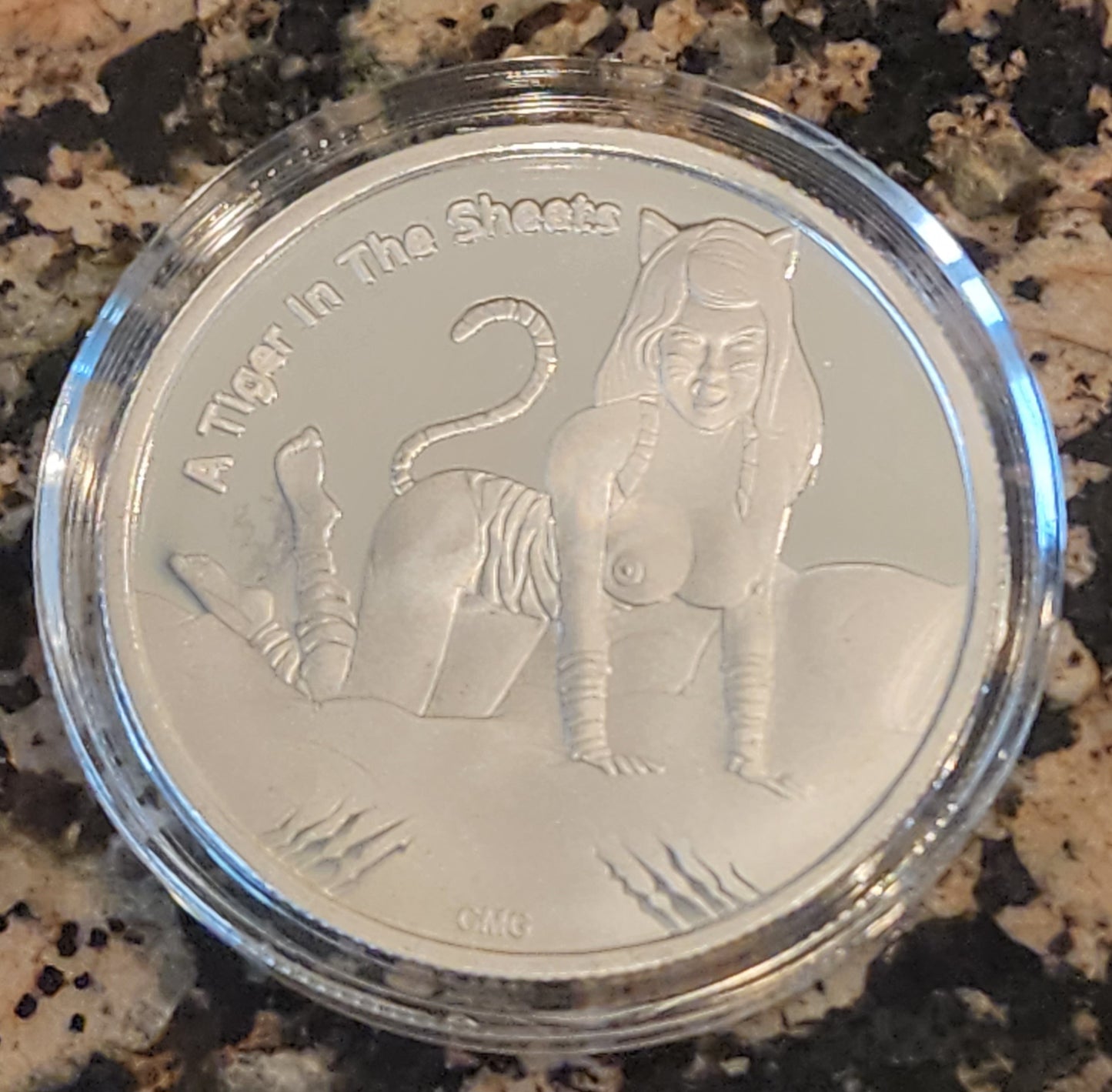 2023 Tiger in the Sheets Silver .999 1oz Round Limited Mintage of 200 with COA