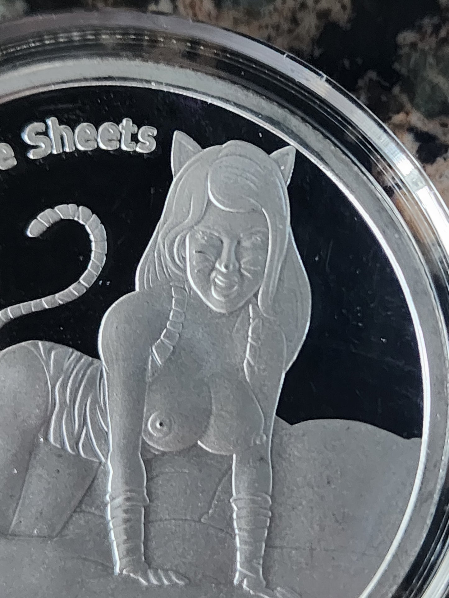 2023 Tiger in the Sheets Silver .999 1oz Round Limited Mintage of 200 with COA