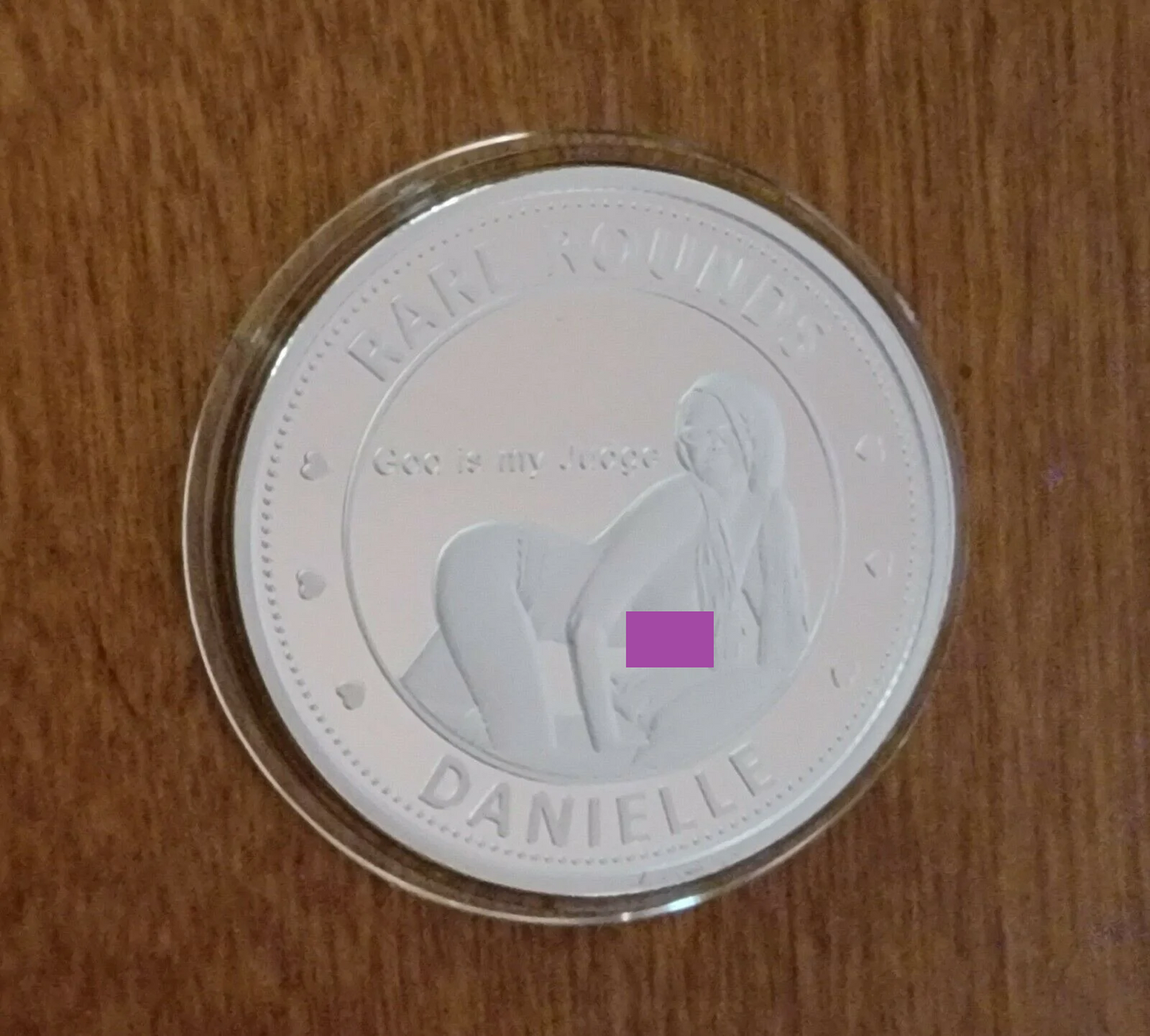 Danielle - God is my Judge - Rare Rounds Sexy Woman 1oz .999 Fine Silver Round 73 Minted