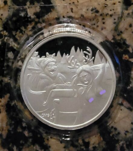 2021 Sexy Christmas Beauty Silver .999 1oz Round Limited Mintage of 250 with COA