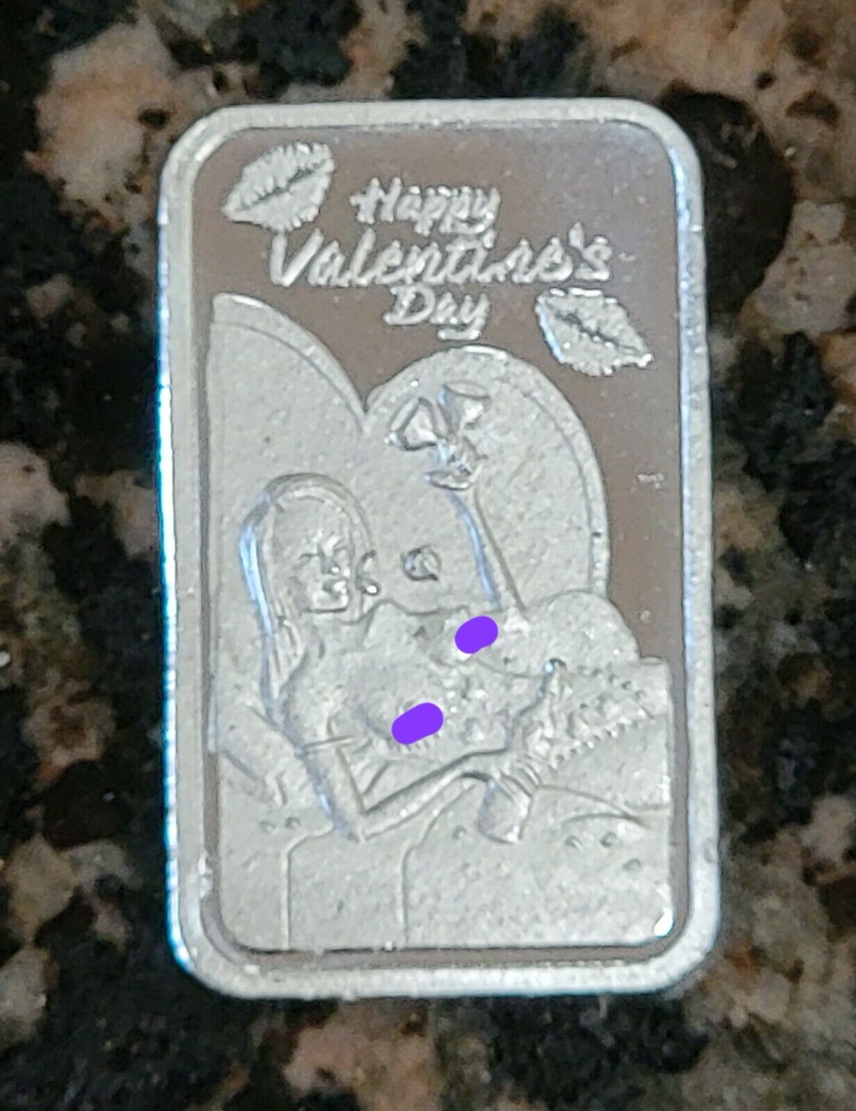 Valentine Beauty 2022 1/10 ozt 999 Silver Art Mini Bar Limited Edition