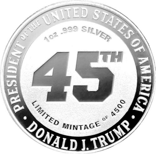 Trump Bring Christmas Back Limited Edition 1 Oz .999 Fine Silver Round