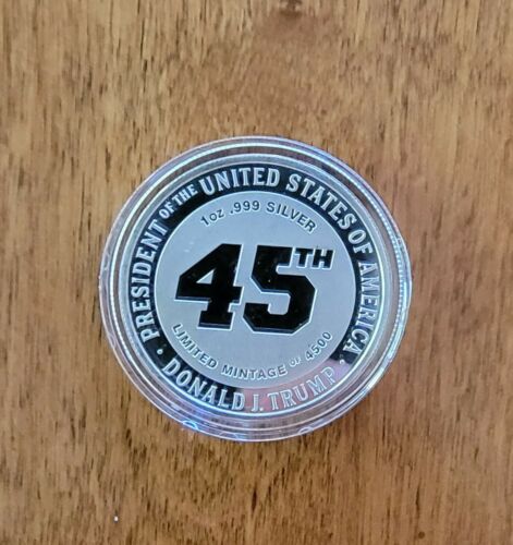 Trump 2nd Amendment Protector 1oz .999 Fine Silver Round Limited Mintage 4500