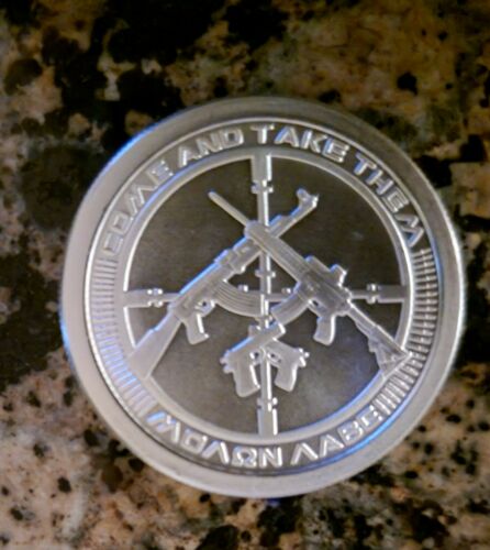 SILVER SHIELD AG-47 Come And Take Them MOLON LABE BU.