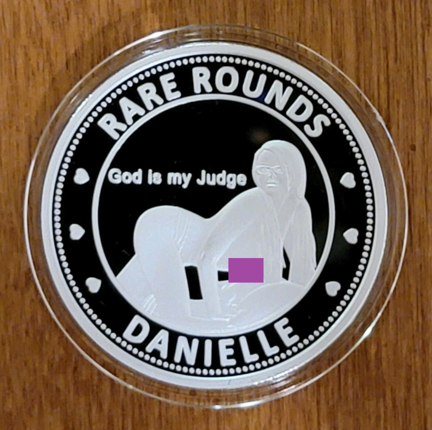 Danielle - God is my Judge - Rare Rounds Sexy Woman 1oz .999 Fine Silver Round 73 Minted