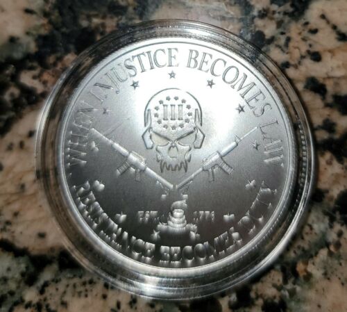 Deuce Four Skull Type II 1 oz .999 Fine Silver BU w/ Protective Capsule