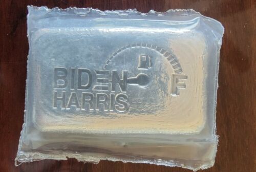 Biden Harris "Outta Gas" Art Bar 3 Troy Ounces .999 Fine Silver - STL Mint