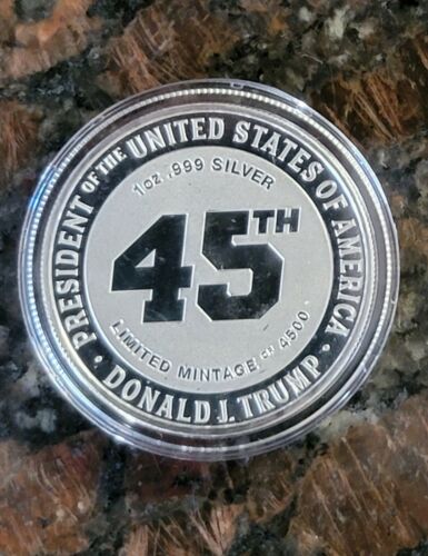 Donald Trump "STILL MY PRESIDENT" Fine .999 Silver Round 1 troy oz Limited 4500