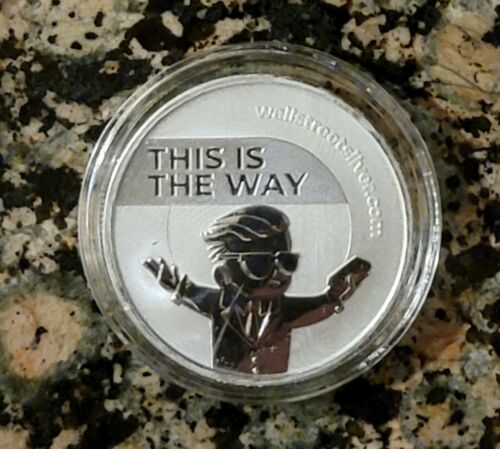 Wall Street Silver This is the Way 1 Troy oz .999 Silver Round BU w/ Protective Capsule