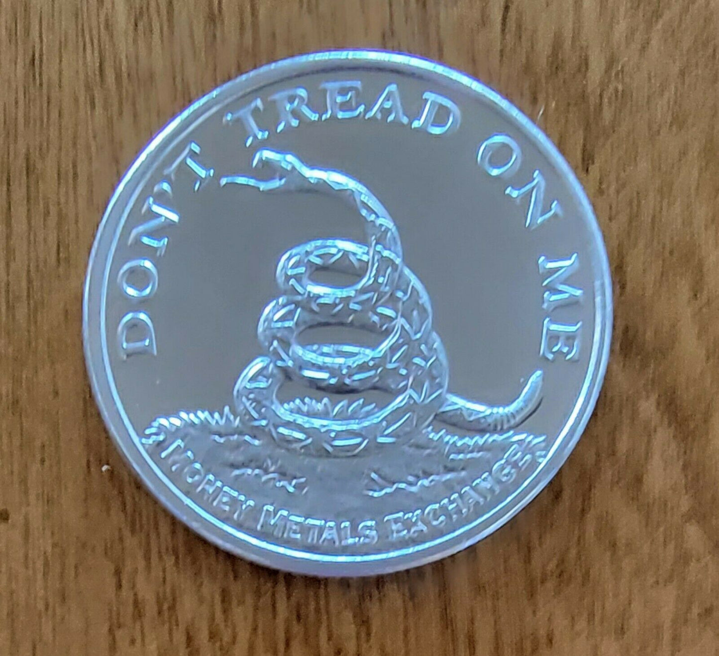 Don't Tread On Me - Boston Tea Party .999 Fine Silver Round 1 Troy Oz w/ Capsule